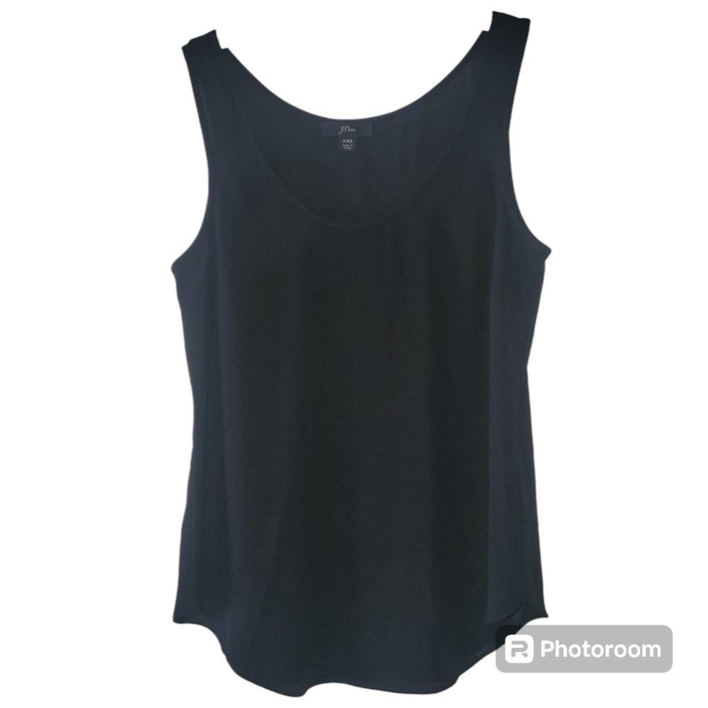 Women's J.Crew Black XXS Tank Top - Picture 3 of 6